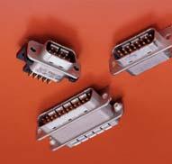 signal, power and coaxial contacts 43 Micro D Series Connectors allow designers to incorporate EMI filtering into