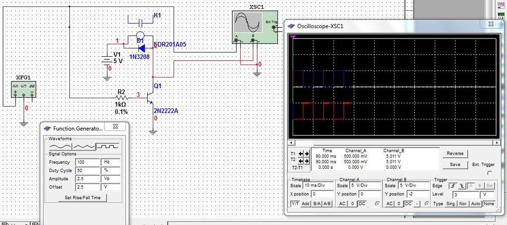 Transistor can be secured by placing a diode in paralel with