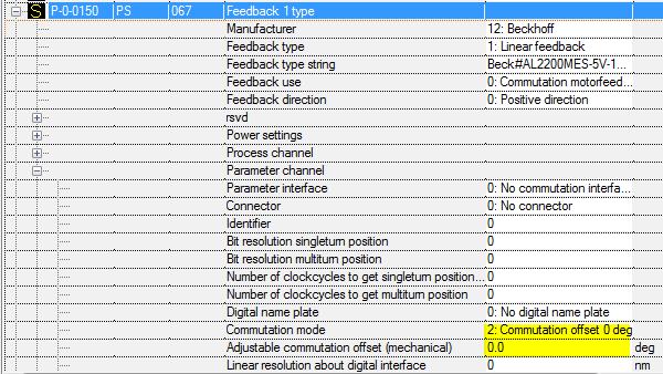 Advanced system characteristics With absolute measuring systems The AL2200-MES-Feedback indicates only the absolute position in relation to a pole pair.