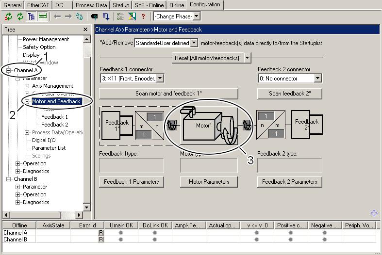 Electrical installation 9.13.3 TwinCAT Drive Manager Servo drives are parameterized via the TwinCAT Drive Manager (TCDM).