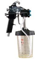 Part Number Spray Gun Cup Needle/Nozzle Air Cap Applications 23gp-D331A* Series 10GP Mini H/O PPS 0.9 mm 6 Basecoat, Clearcoat 23k-D331A* Series 10 Mini H/O PPS 0.