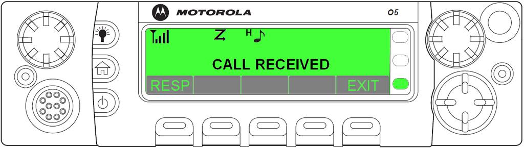 USING THE APX MOBILE RADIO BASICS PRIVATE CALL ANSWER: On the side of the 03 control head is a large purple button sometimes referred to as the Barney button.