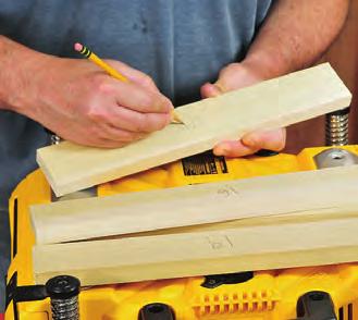 If you re cutting more than one part from a particular board, joint its edge after each rip cut, to ensure that it s straight and square.