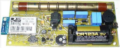 Figura 44 prezintă o imagine de ansamblu a prototipului și include: modulul Wi-Fi, tubul GM și convertorul DC/DC de înaltă tensiune (+500 Vcc), bateria cu protecție la conectare inversă, buzzer și