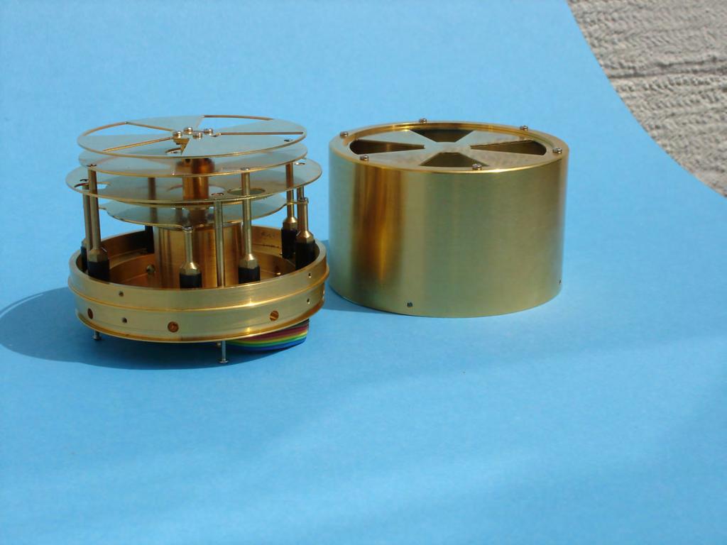 Figure 1: Rotor and sensing surface assembly and outer cover with