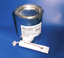 Produces a perfect mirror fi nish on stainless steel and nonferrous metals when used with the SuperPolish Sleeve. Miniature tube, 2 oz. Part No. 40015T Can, 2.