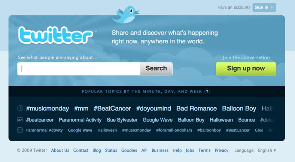 1. Getting Started on Twitter A. How to create and edit your Twitter account Go to (www.twitter.