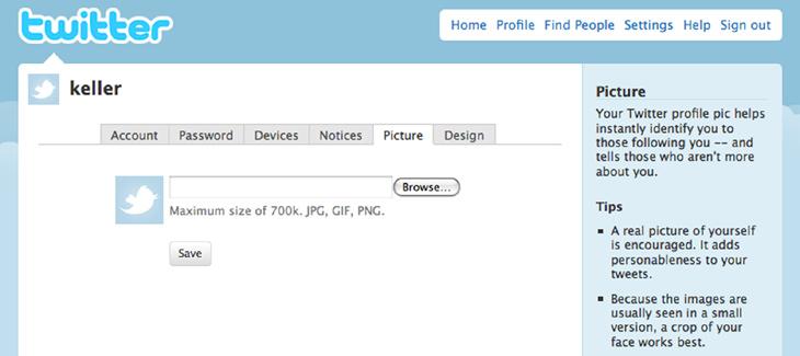 Edit your settings When you are logged in, click on Settings along the top tab to edit your photo, Website and profile.