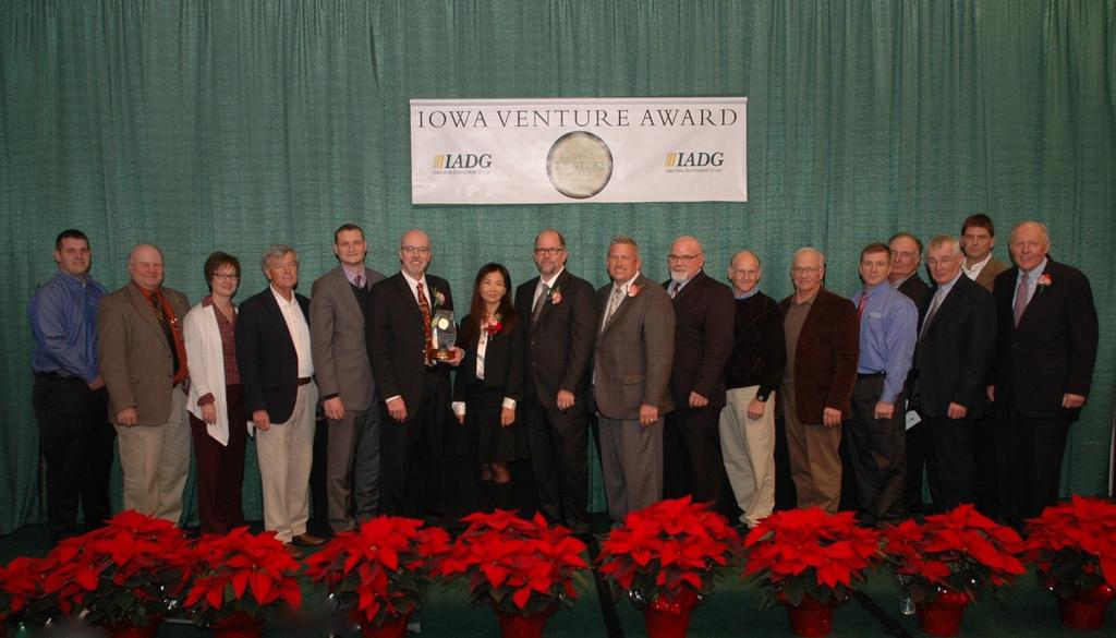 C&L Companies, Inc. of Indianola, Iowa, received the 2014 Venture Award recognizing the company for its expansion and contribution to Iowa s economy.