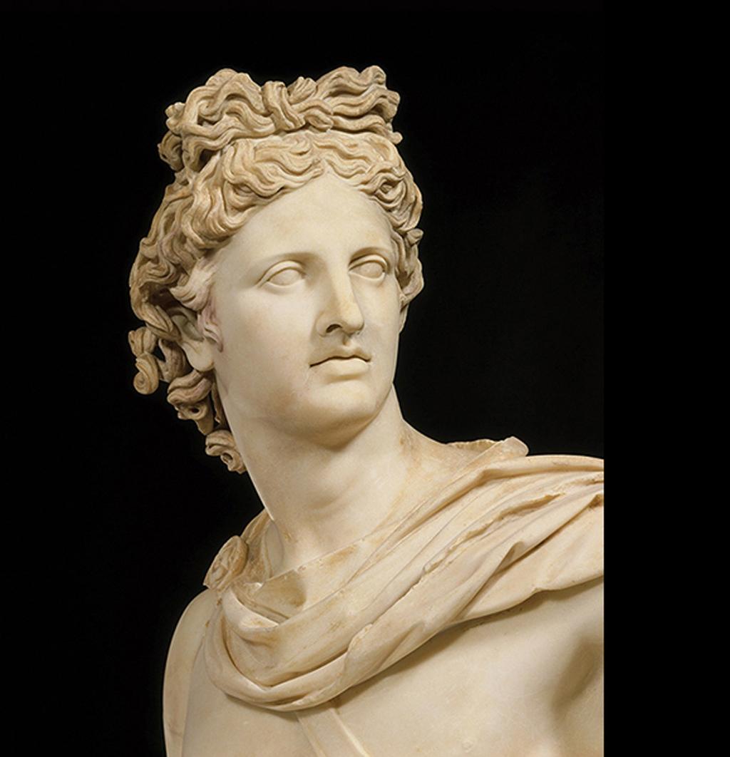 Apollo Belvedere (detail), Roman copy after a 4th-century BCE Greek