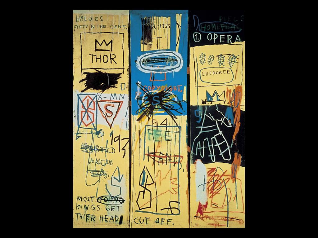 Jean-Michel Basquiat. Charles the First. 1982.