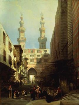 36 David Roberts (1796 1864) A View in Cairo, 1840 Oil on canvas 23.5 x 35.4 cm Signed and dated: David Roberts.