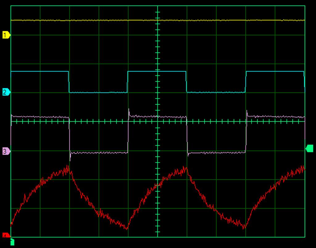 Exercise 3 Introduction to High-Speed Power Switching Oscilloscope settings Channel-1 Input... E1 Channel-1 Scale... 50 V/div Channel-1 Coupling... DC Channel-2 Input... AI-1 Channel-2 Scale.