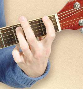 -Based Movable Power hord Place your index finger on the 6th string, just behind the first fret. trum the th and 6th strings toward the floor.