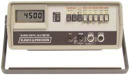 DMM with Computer Interface Model M-6100/PMM208 SPECIAL METERS True RMS of high speed signals Computer interface and software Frequency to 200kHz Capacitance to 40µF Large 3 3/4 LCD display Captures