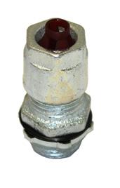 Material: zinc-plated steel 7084-001 Flange Mount Adapter Adapts ½ NPT mounting stud on ST5484E to 3-hole flat-base pattern. Hole pattern is three equally spaced 0.26 diameter holes on 1.