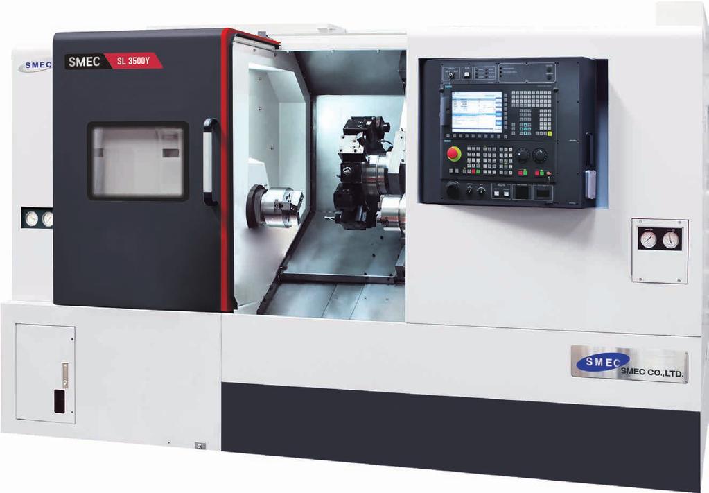 Y-axis adds integrated machining feature to a conventional turning center,
