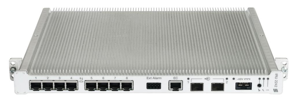The IRU can be co-located with the DU in standard Ericsson Radio System cabinets, either an RBS6202 or an RBS6601 When