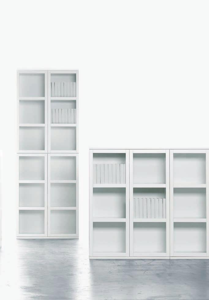 Libro Libro is a cabinet with a clean and simple design. Due to its simplicity it is perfect by itself but one can also easily combine the cabinets to create unique combinations.