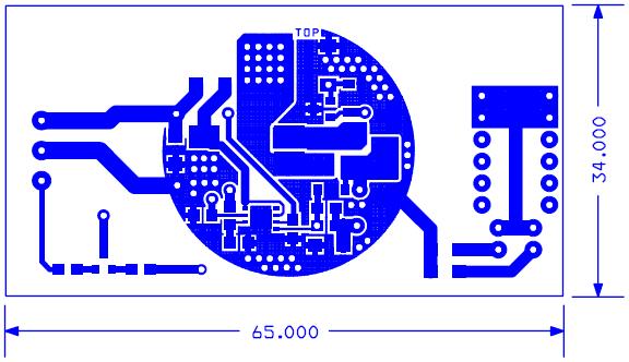 Figure 6 PCB s top side not
