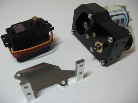 With these screws removed you can install the servo mount like shown in this photo.