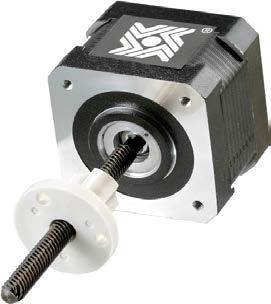 These encoder ready actuators can be used to install several popular hollow shaft encoders. They are available with an extended rotor journal and a threaded rear housing.