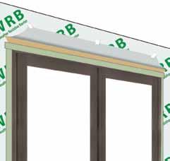 Drip Cap Sun continuous frame door units, with their integrated nailing fin, do not require an additional drip cap. Mulled units, like doors with sidelites, do.