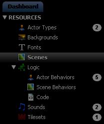 2) The Create New Scene dialog will appear. Enter a name of your choosing.