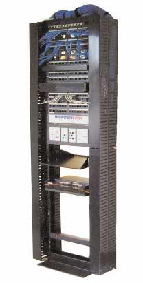 HellermannTyton provides the most adaptable and systematic approach for cable management on relay racks.