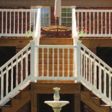 approved - ESR-1912 Stair sections with multiple angles Choice of post, baluster and cap styles Weather-resistant