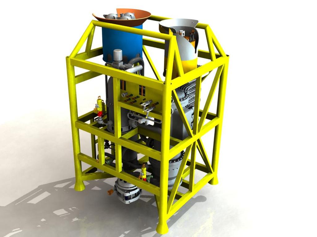 6 MW unit Compact Compression Aker Solutions Subsea GasBooster Minimised number of mechanical and electrical connections Separately