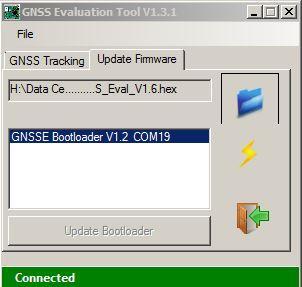 Using the GNNS Evaluation Tool Software: Download the latest GNNS Evaluation software and the firmware files from the LPRS website: http://www.lprs.co.