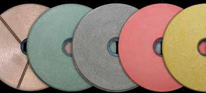 abrasive tooling for cutting, grinding, or polishing a variety of materials