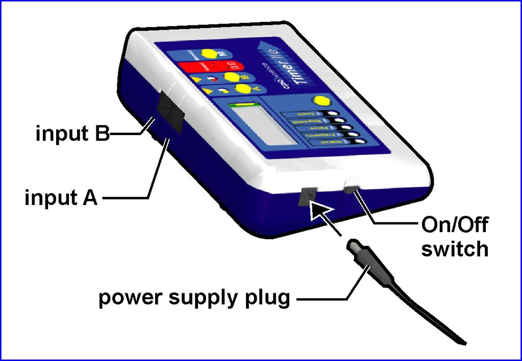 IMPORTANT: Use only the 9V power supply that has the CPO Science name/logo on it with the Timer.