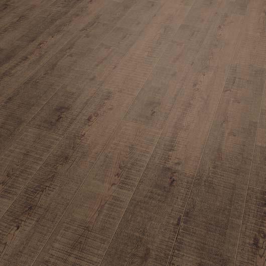 on these Mystique Wood planks suggests an aged, industrial timber