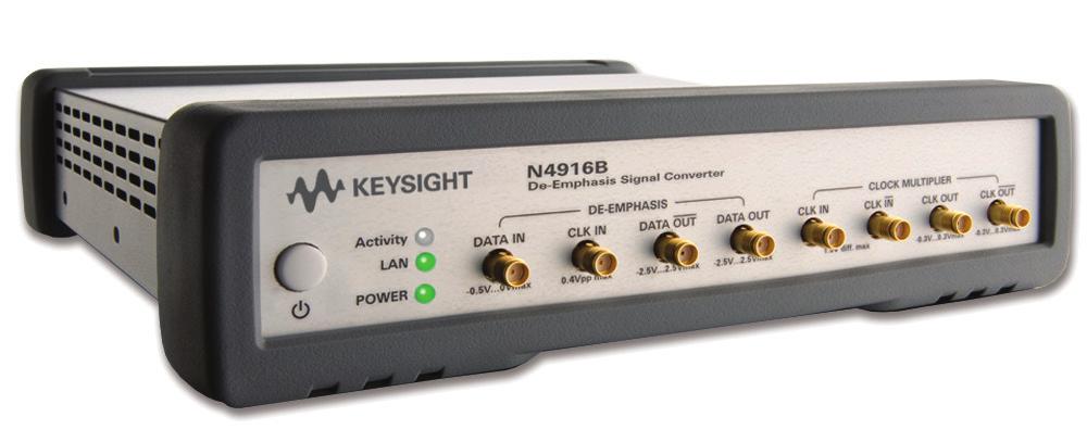 Keysight Technologies N4916B De-emphasis Signal
