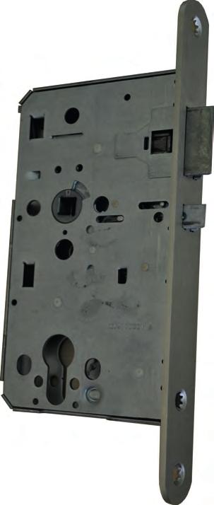 Lockcases Part No. L16 Mortise auto deadlatch Escape: Escape from inside at all times by depressing lever handle.