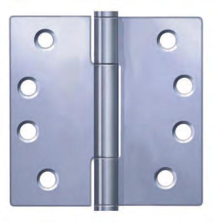 Hinges Part No. A1 High performance door hinge with concealed bearings Size: 102mm x 89mm x 3mm Material: Austenitic stainless steel Grade 1.