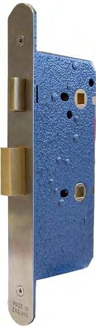 Lockcases Part No. L18 L/R Mortise bathroom lock Escape: Access: Security: Latch and deadbolt operated by depressing lever handle.