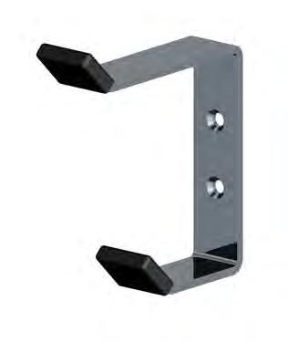 4401 (316) stainless steel K6 Door selector enables a pair of self closing doors with rebated meeting stiles or
