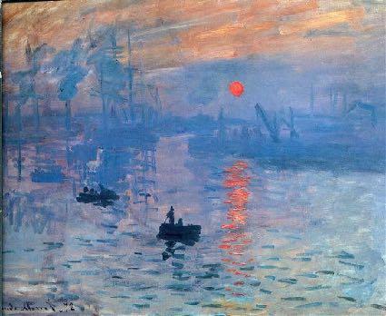 PAINTING WITH LIGHT Claude Monet Claude Monet was the first painter in the Impressionist movement. The word IMPRESSIONISM comes from one of Monet s first paintings called Impression: Sunrise.