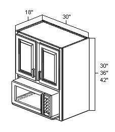 Opening height is 18-1/2. Shelf depth is 20. Cabinet depth is 18.