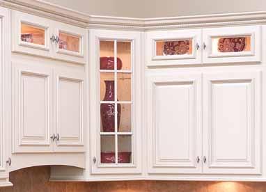 Walls Decorative Wall Cabinets / Stackers W1212BG W2712BG W1512BG W3012BG W1812BG W3312BG W2112BG W3612BG W2412BG Doors have beveled glass fronts. These cabinets are shipped pre-assembled.