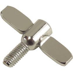 Wing or fly screws used for light positive tightening