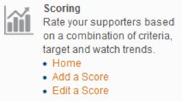 So you want to set up scoring in Salsa? Salsa Labs Scoring feature takes your supporter engagement strategy above and beyond with fully customizable behavior metrics.
