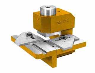 NOTCH UNIT Complete with cutting tools 90 notch units, notch size 63x63 mm 600-063 R with gauging table 800-063S Cutting angle 90 Max.