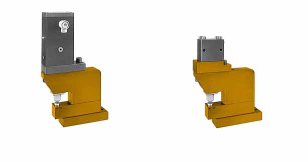 PROFILE PUNCHING UNIT Pneumatic and hydraulic profile punching units, single- and double-action Examples Connection examples 141-0520 F Cylinder force 20 kn for one pneumatic profile punching unit