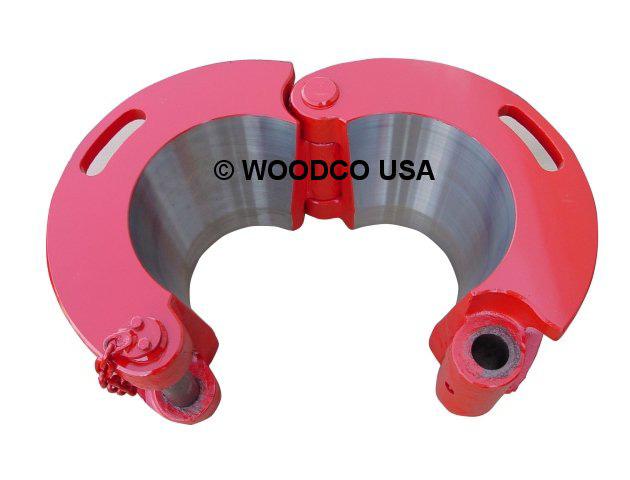 WOODCO USA 150 TON SPIDER (API Spec 7K Square Drive Rotary Taper) Page 9 The WOODCO USA 150 Ton Hinged Casing, Tubing, and Drill Pipe Spider provides an accurate, rigid, tapered bowl that accepts