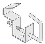 65 Steel Reversible "C" Type Beam Clamp with Lock Nut 3/4" Opening MSS-SP-69, Type 19 &
