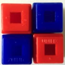 Use linking cubes to create Model 3, as shown to the right. T: Why isn t the fraction represented by the blue cubes equal to the other fractions we made with cubes?